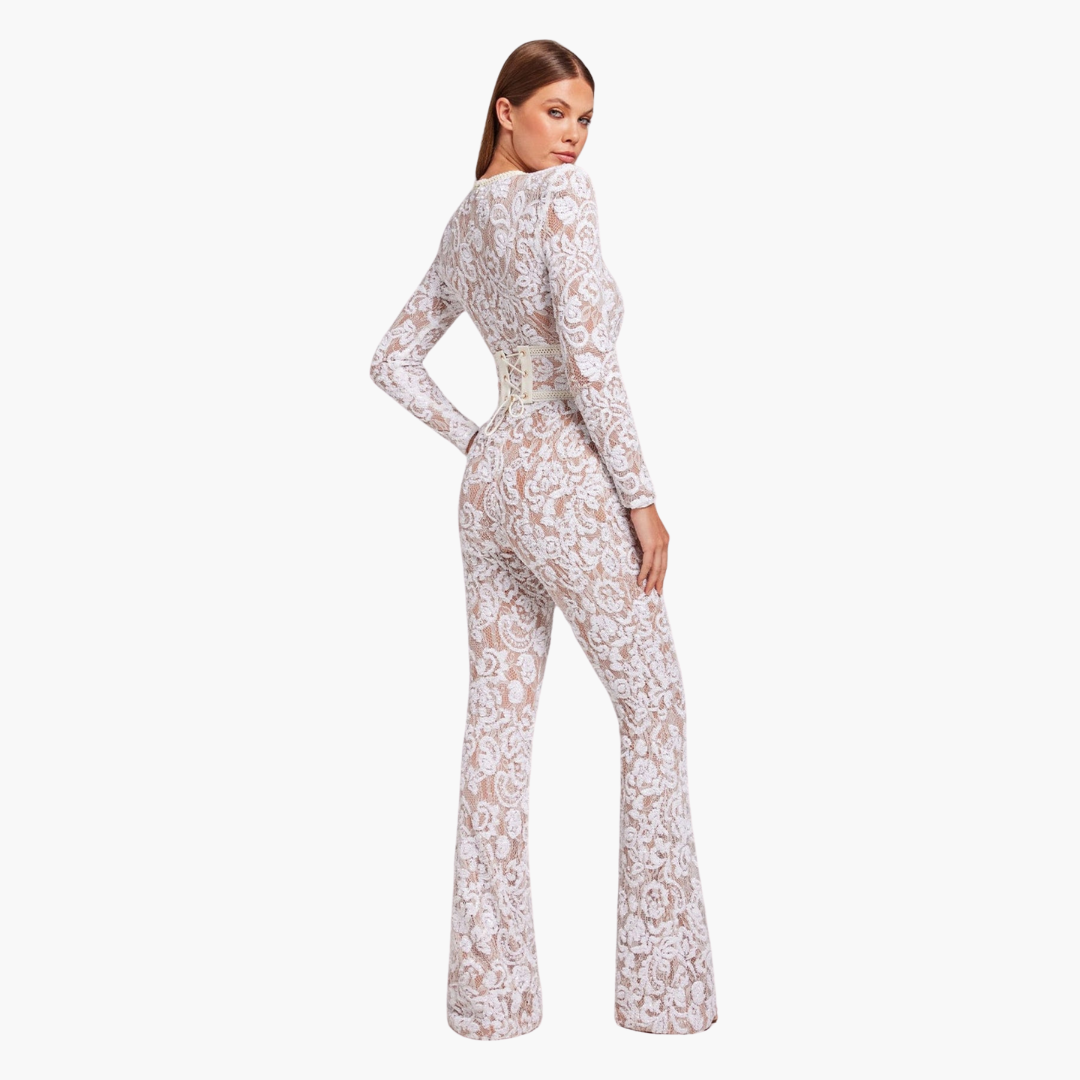 Celina – soft drape satin jumpsuit
