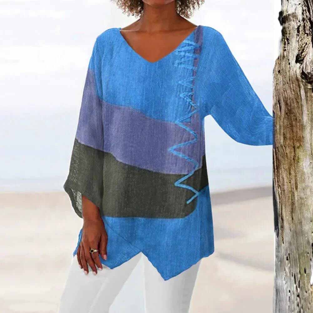 Caitlin – draped ease blouse