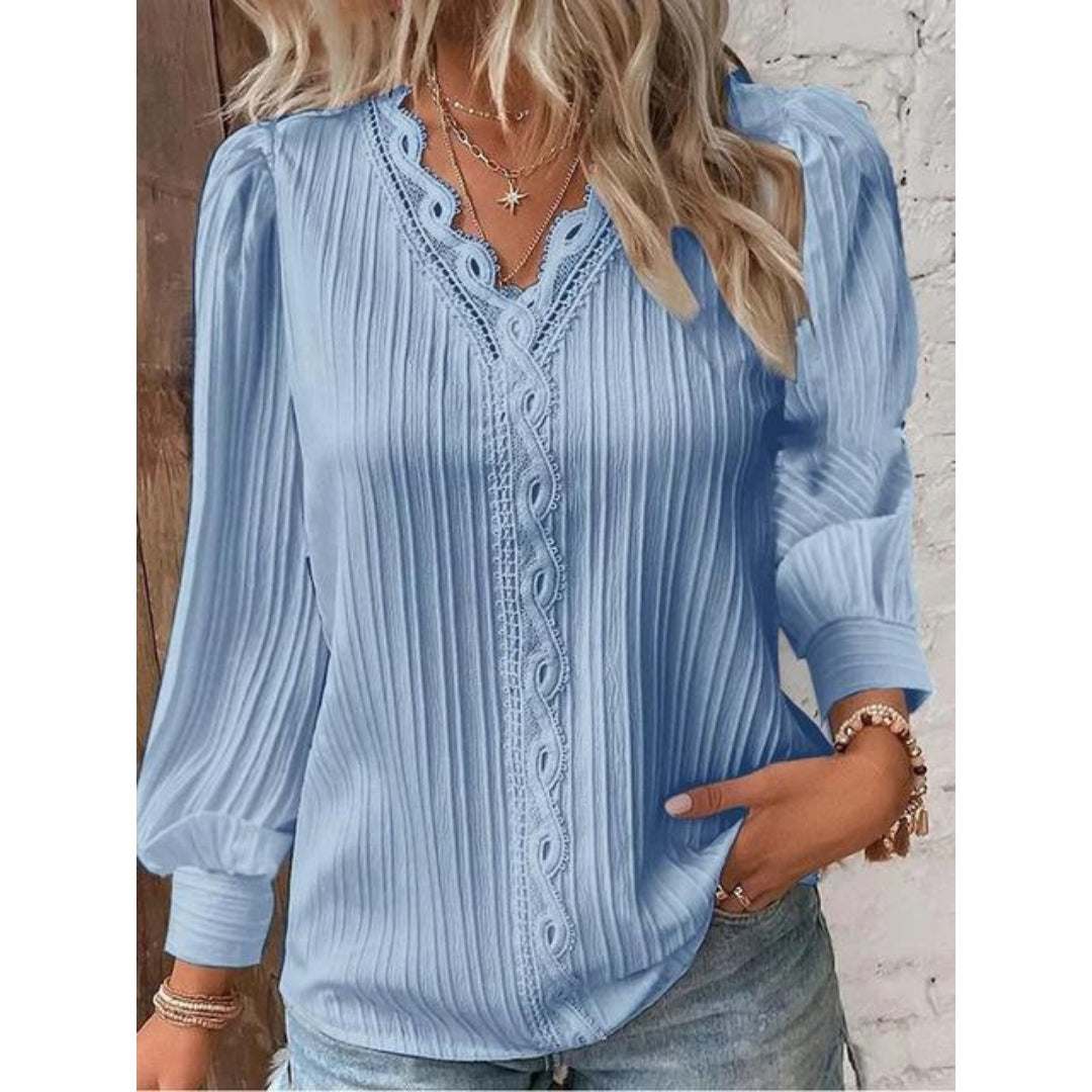Camillia – timeless grace pintuck blouse