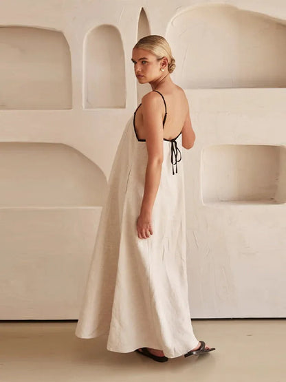 EUNICE - SLEEVELESS MAXI DRESS