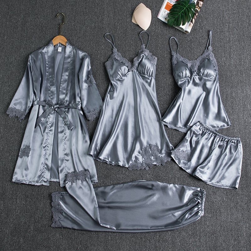 SEXY 5-PIECE NIGHTWEAR SET