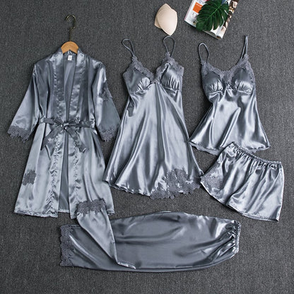 SEXY 5-PIECE NIGHTWEAR SET