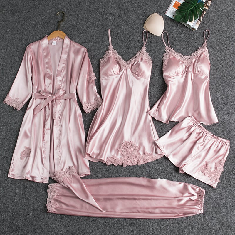 SEXY 5-PIECE NIGHTWEAR SET