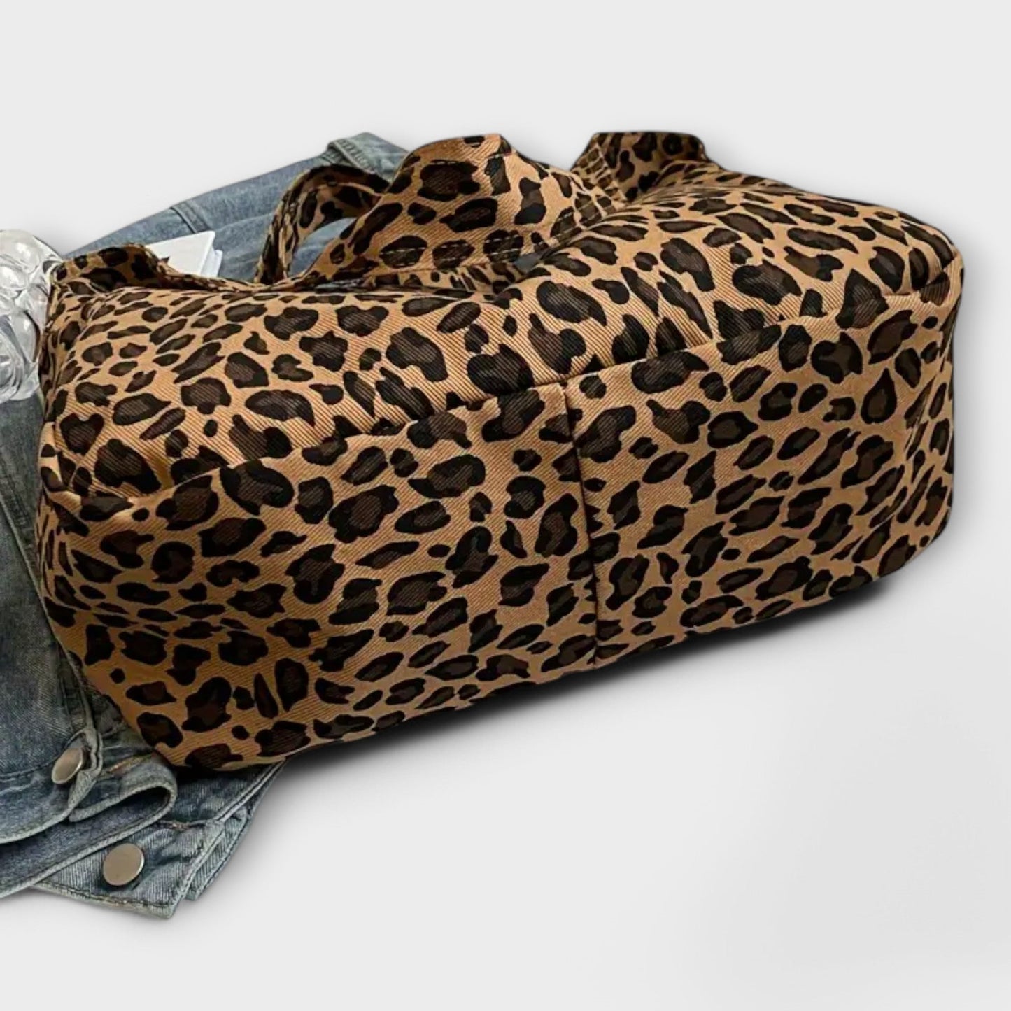 STYLISH LEOPARD -PRINT TOTE