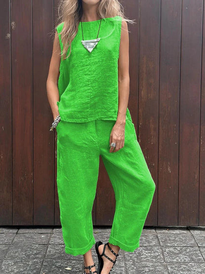 ZENNETH - EFFORTLESSLY STYLISH CASUAL TWO-PIECE ENSEMBLE
