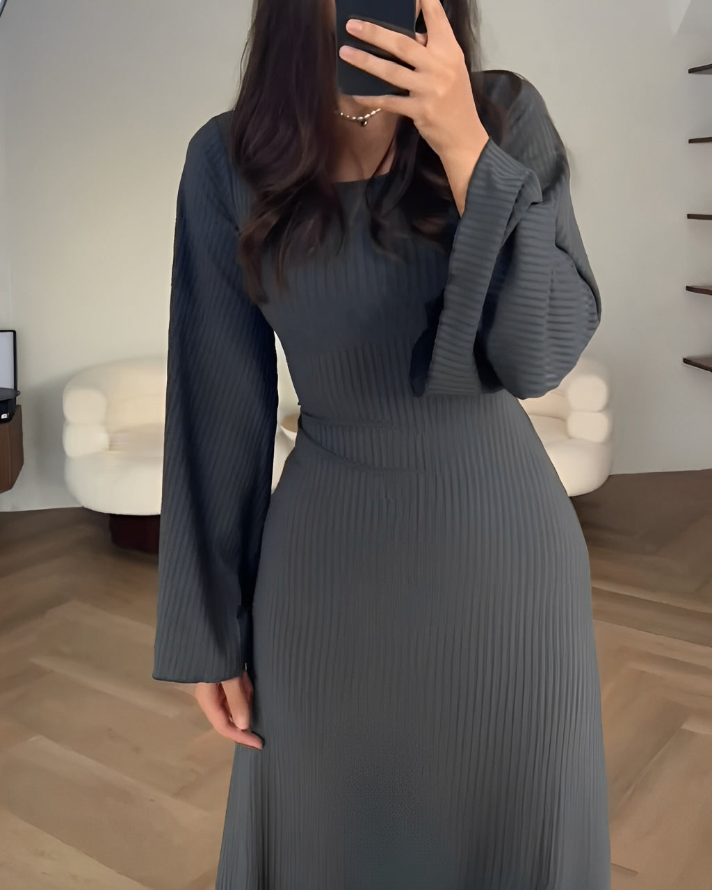GABRIELLA - ELEGANT KNIT MAXI DRESS