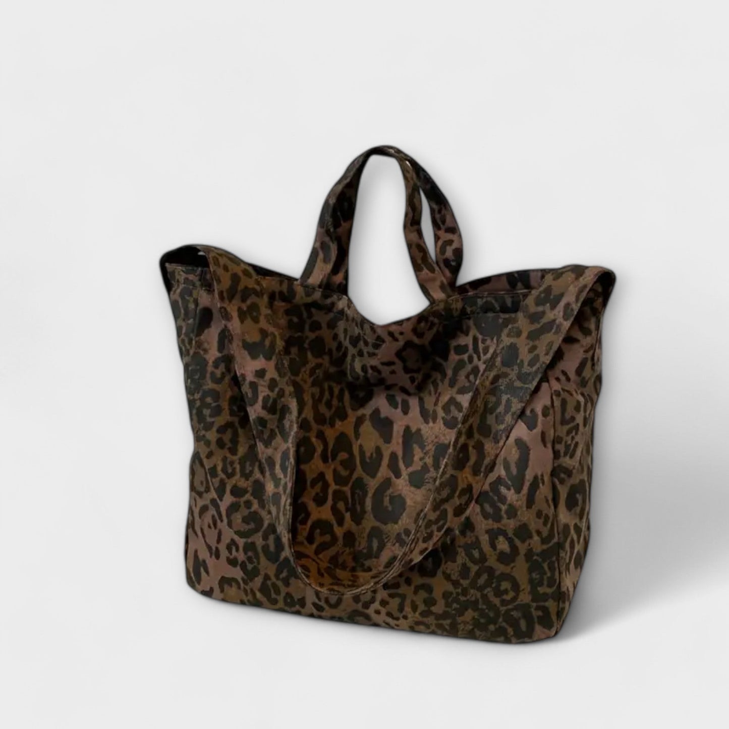 STYLISH LEOPARD -PRINT TOTE