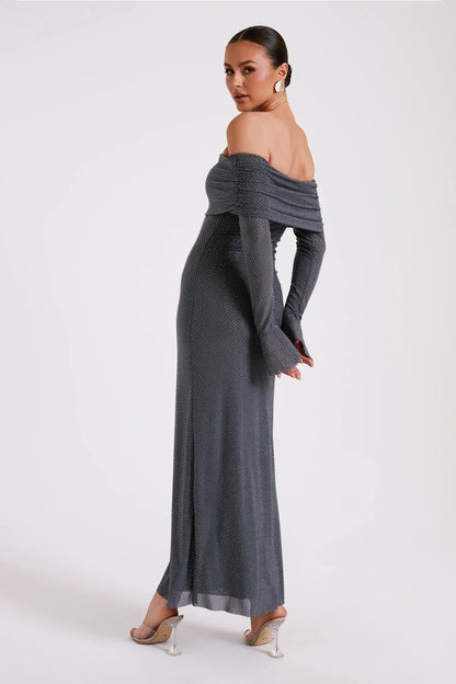 ASTELLA - SPRAY EFFECT DRESS
