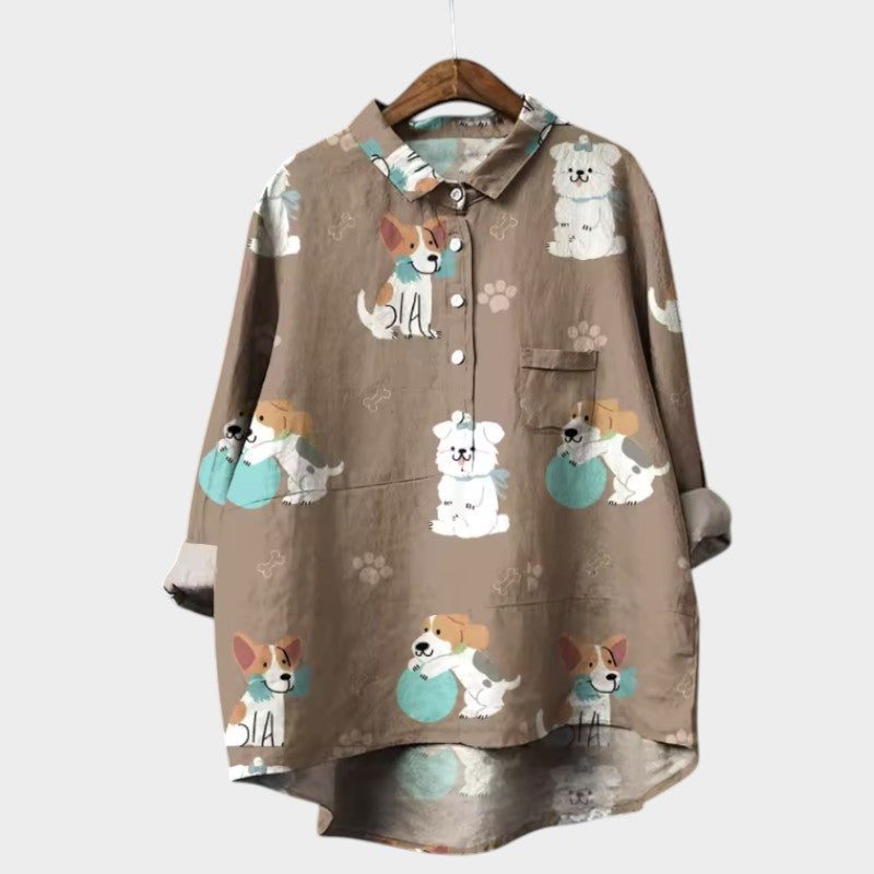 Marianella – whimsical charm oversized blouse