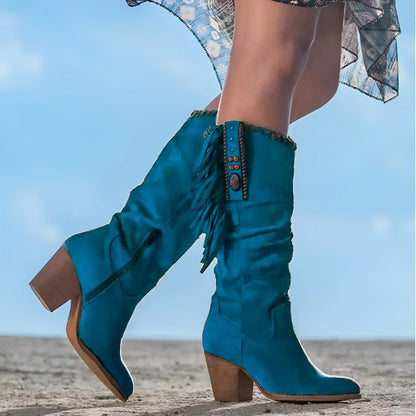 MARA - GENUINE LEATHER COWBOY BOOTS