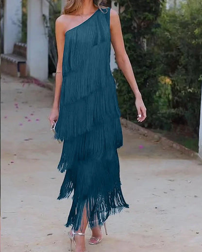 PRISCILLA - ELEGANT OFF-SHOULDER DRESS