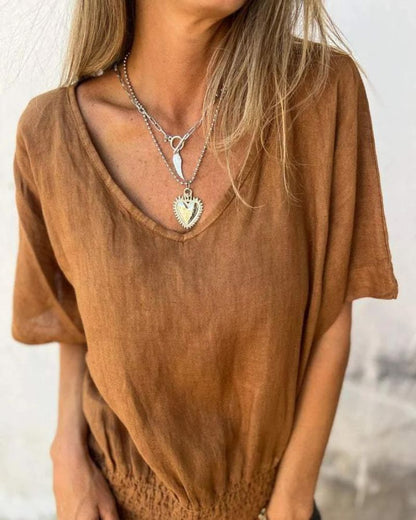 Jenny – linen breeze summer top