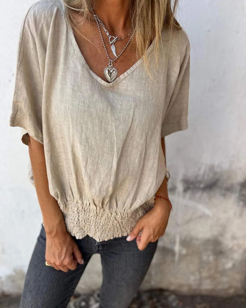 Jenny – linen breeze summer top