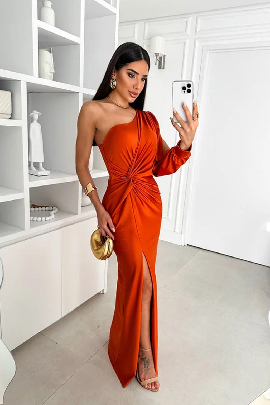 ANNA-ELEGANT SILHOUETTE DRESS