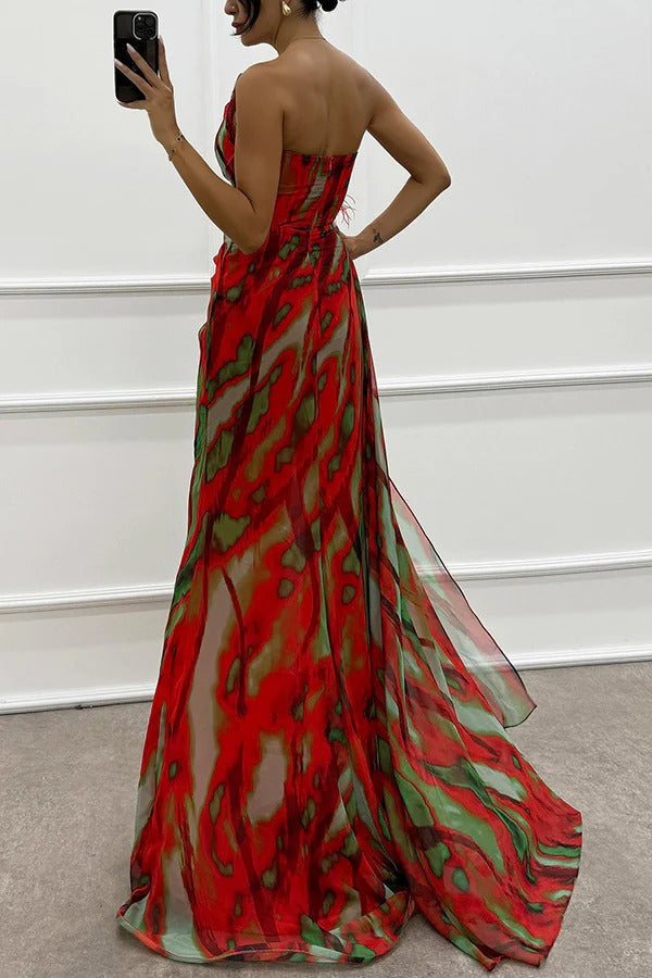 Elena – vintage allure maxi dress