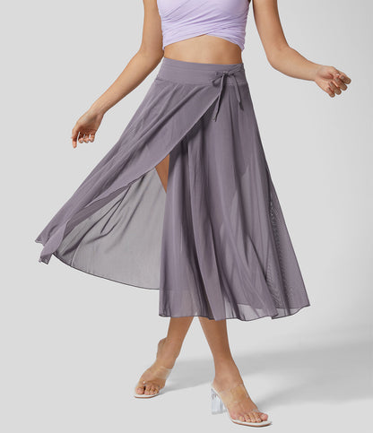 LIVAN - HIGH-WAISTED 2-IN-1 SKIRT