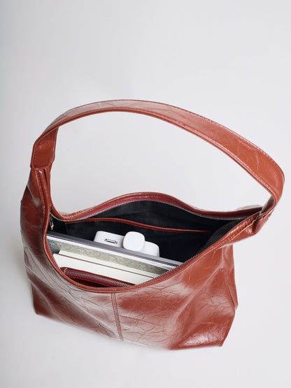 SCARLETT- DISTRESSED LEATHER TOTE