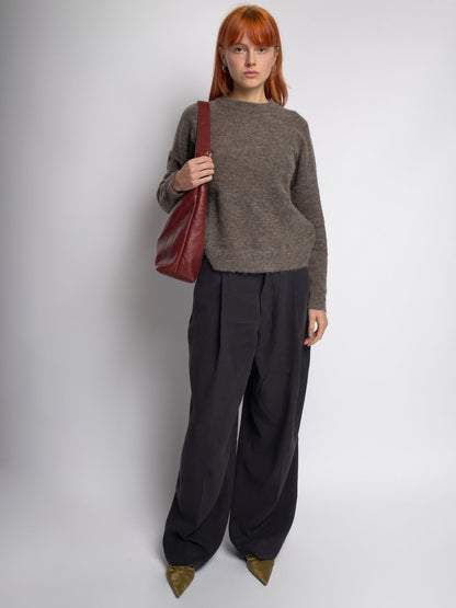 SCARLETT- DISTRESSED LEATHER TOTE
