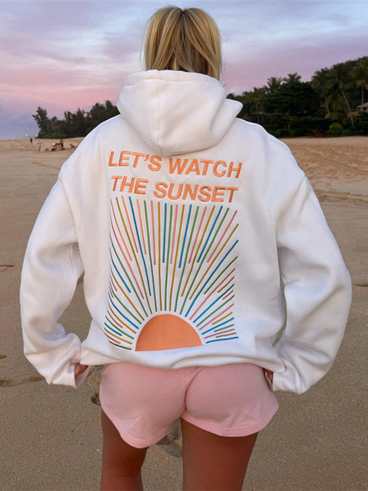 OPHELIA – EVENING BLISS HOODED SWEATSHIRT