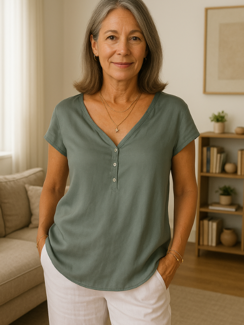 Danique – soft charm evening blouse