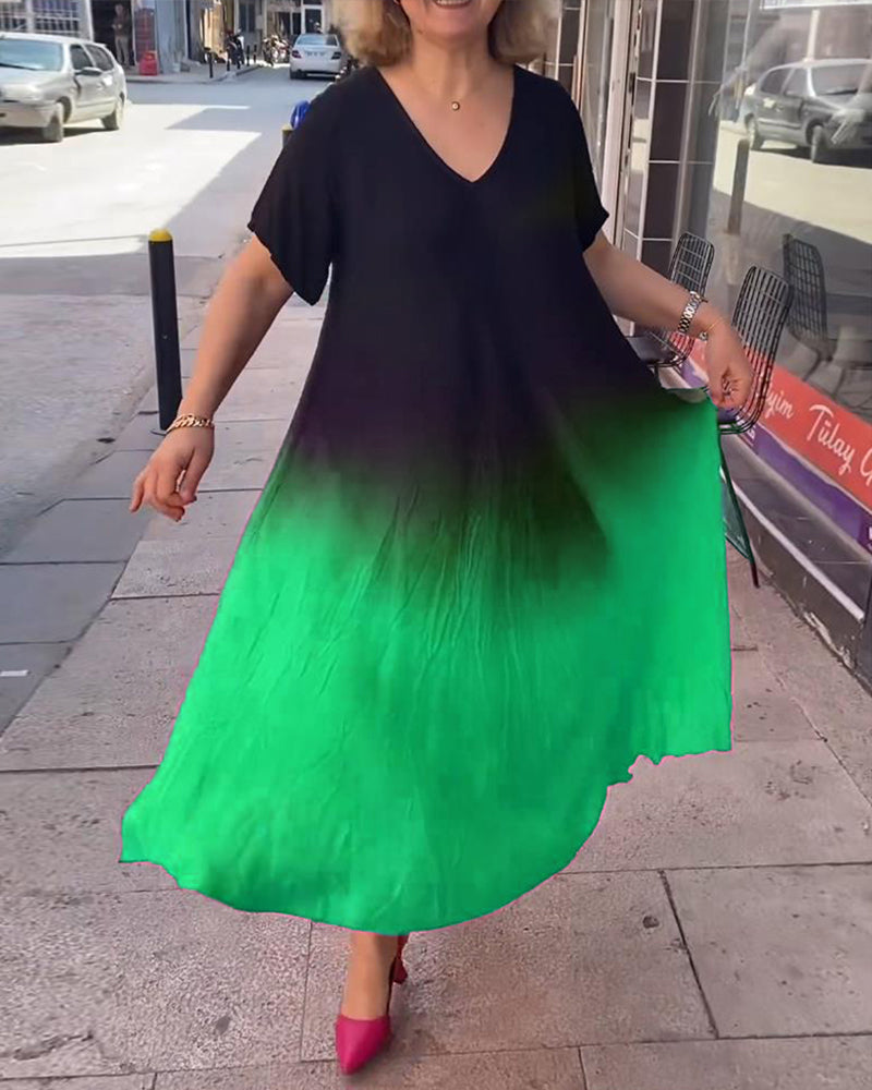 Joanna – soft pleats day dress