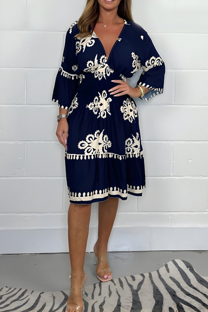 Luna – sun-kissed bloom boho dress