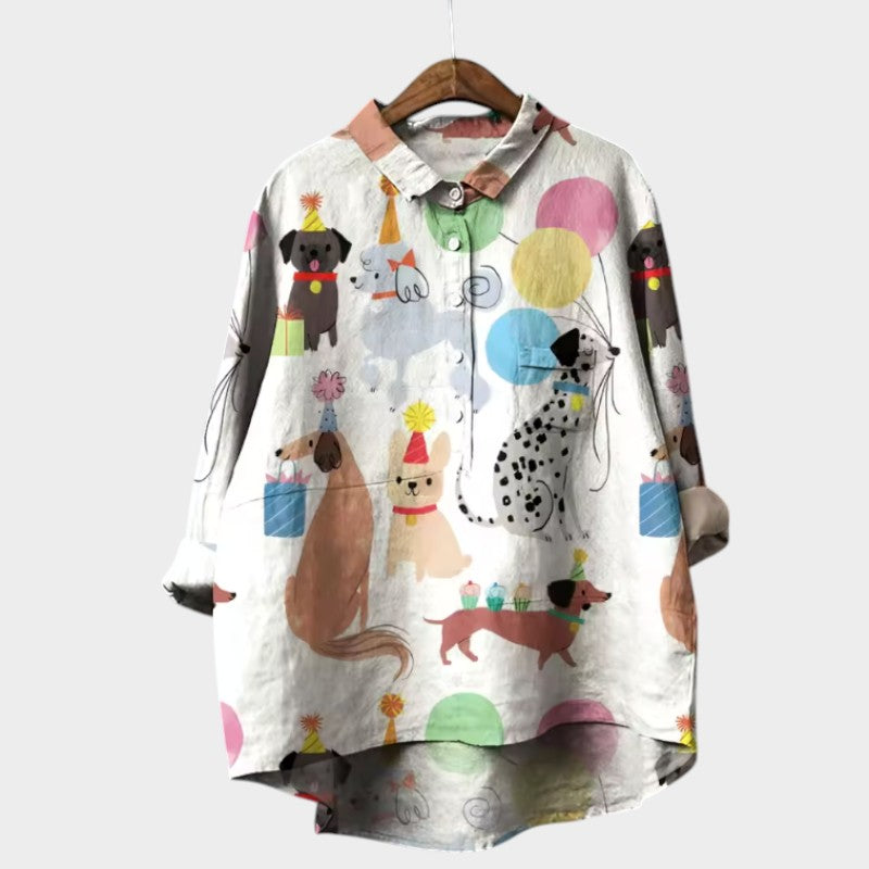 Marianella – whimsical charm oversized blouse