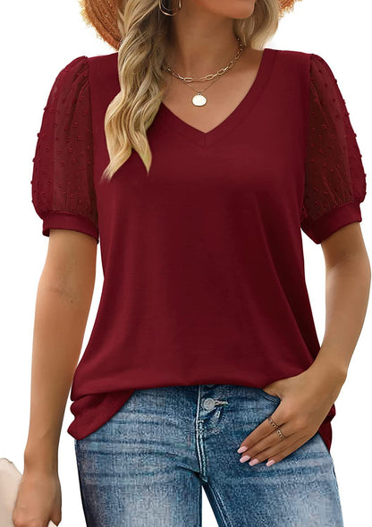 Rhianna – moonlit grace puff-sleeve top