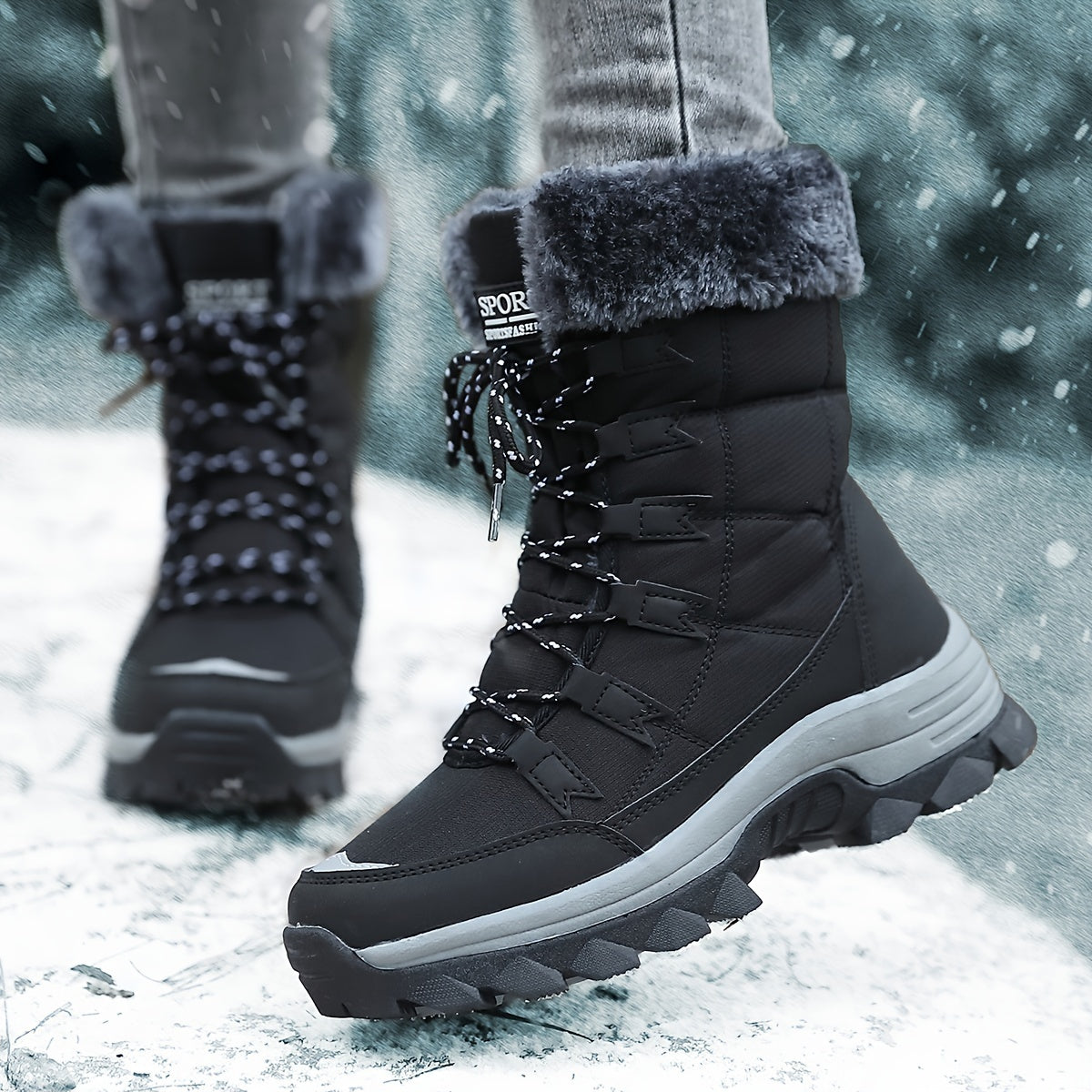 MAYA - WATERPROOF INSULATED SNOW BOOTS