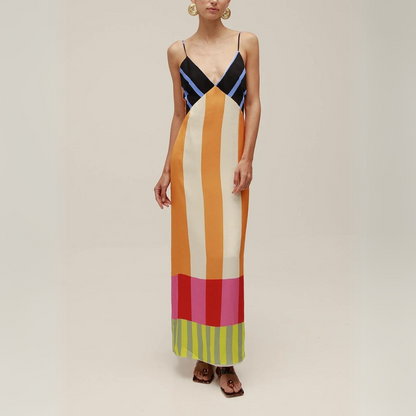 Elsa – Multicolour Maxi Dress