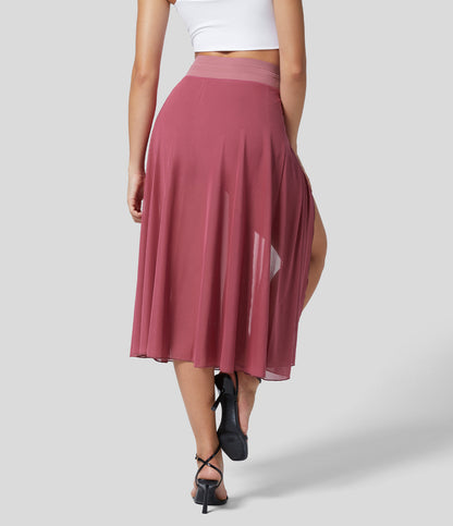 LIVAN - HIGH-WAISTED 2-IN-1 SKIRT
