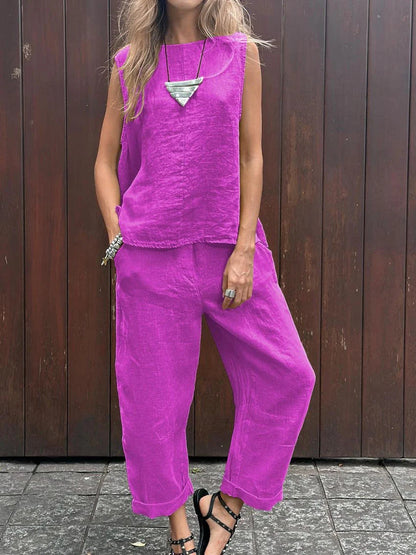 ZENNETH - EFFORTLESSLY STYLISH CASUAL TWO-PIECE ENSEMBLE