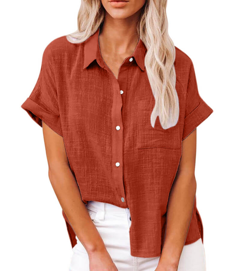 Adelene – ivory grace button blouse
