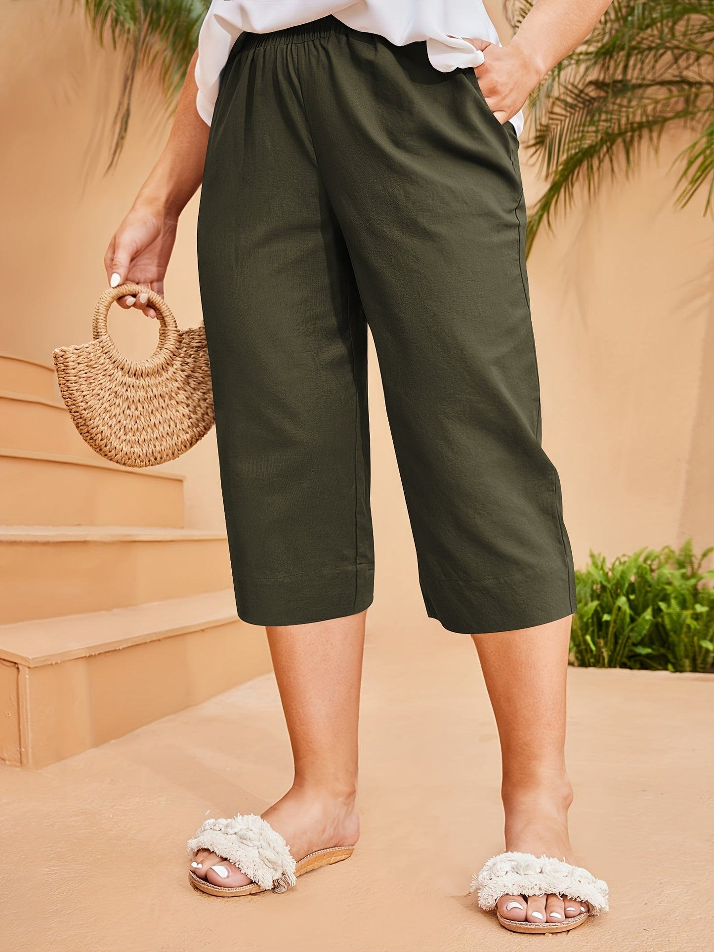 ELISE - CASUAL WIDE-LEG TROUSERS