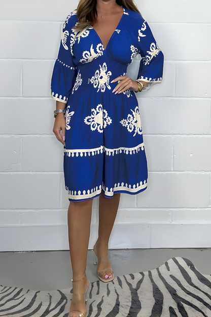 Luna – sun-kissed bloom boho dress