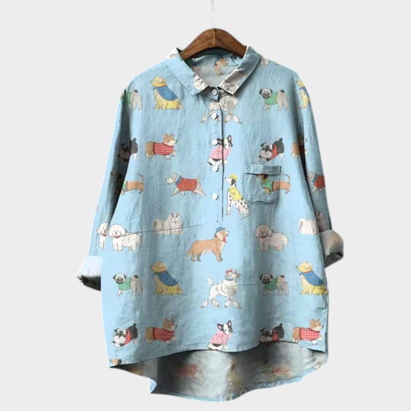 Marianella – whimsical charm oversized blouse