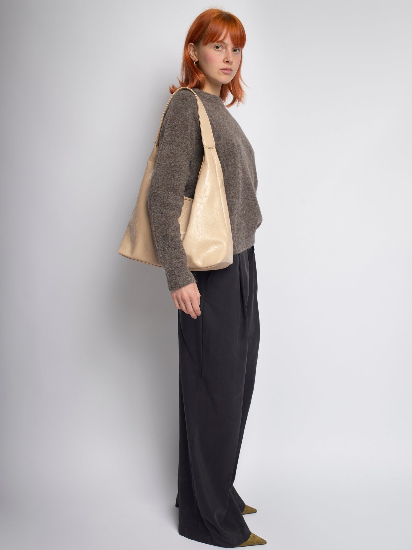 SCARLETT- DISTRESSED LEATHER TOTE