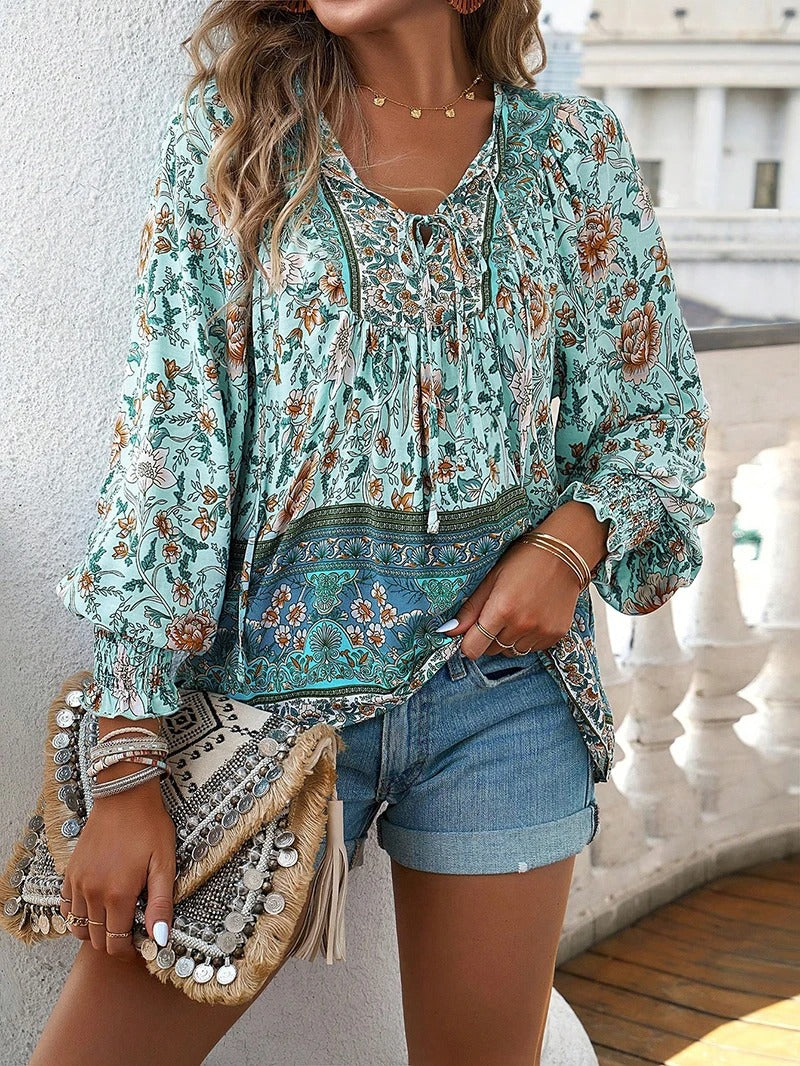 Helena – wild bloom summer top
