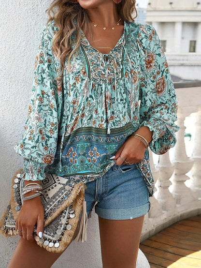 Helena – wild bloom summer top