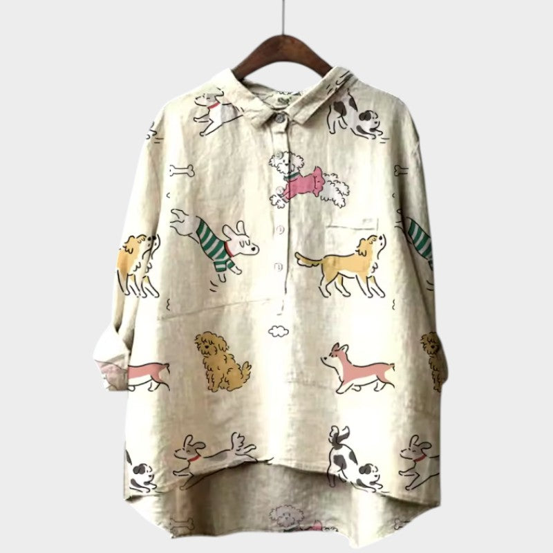 Marianella – whimsical charm oversized blouse