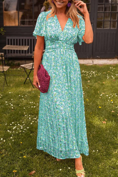 Rosea Floral – sunset bloom maxi dress