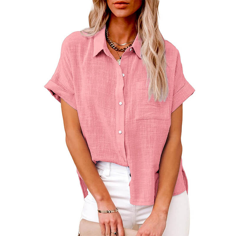 Adelene – ivory grace button blouse