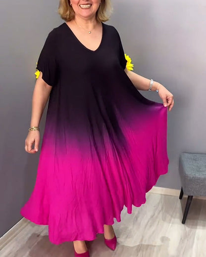 Joanna – soft pleats day dress
