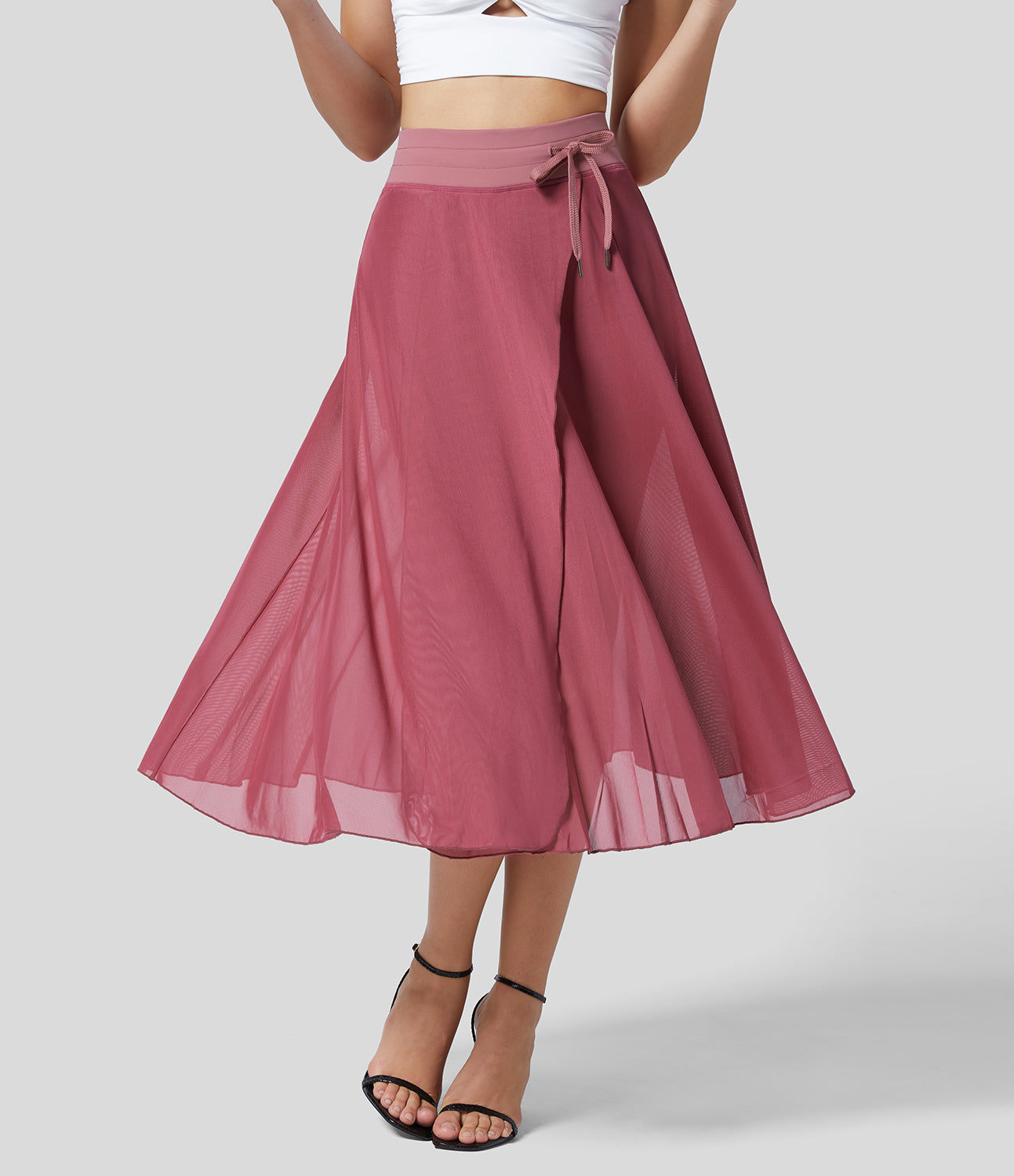 LIVAN - HIGH-WAISTED 2-IN-1 SKIRT