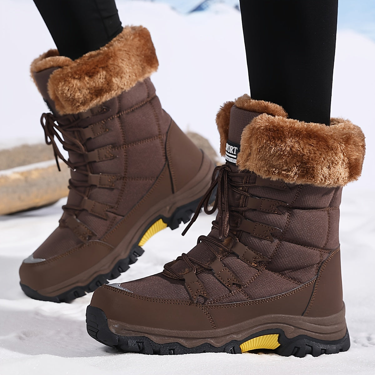 MAYA - WATERPROOF INSULATED SNOW BOOTS