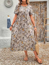 LENA - FLORAL PRINT CASUAL DRESS