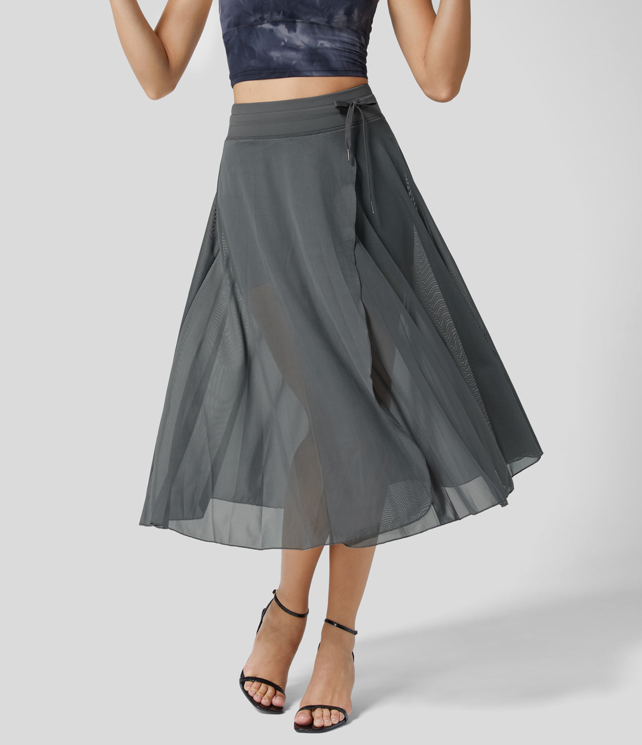 LIVAN - HIGH-WAISTED 2-IN-1 SKIRT
