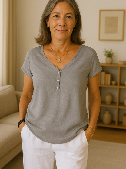 Danique – soft charm evening blouse