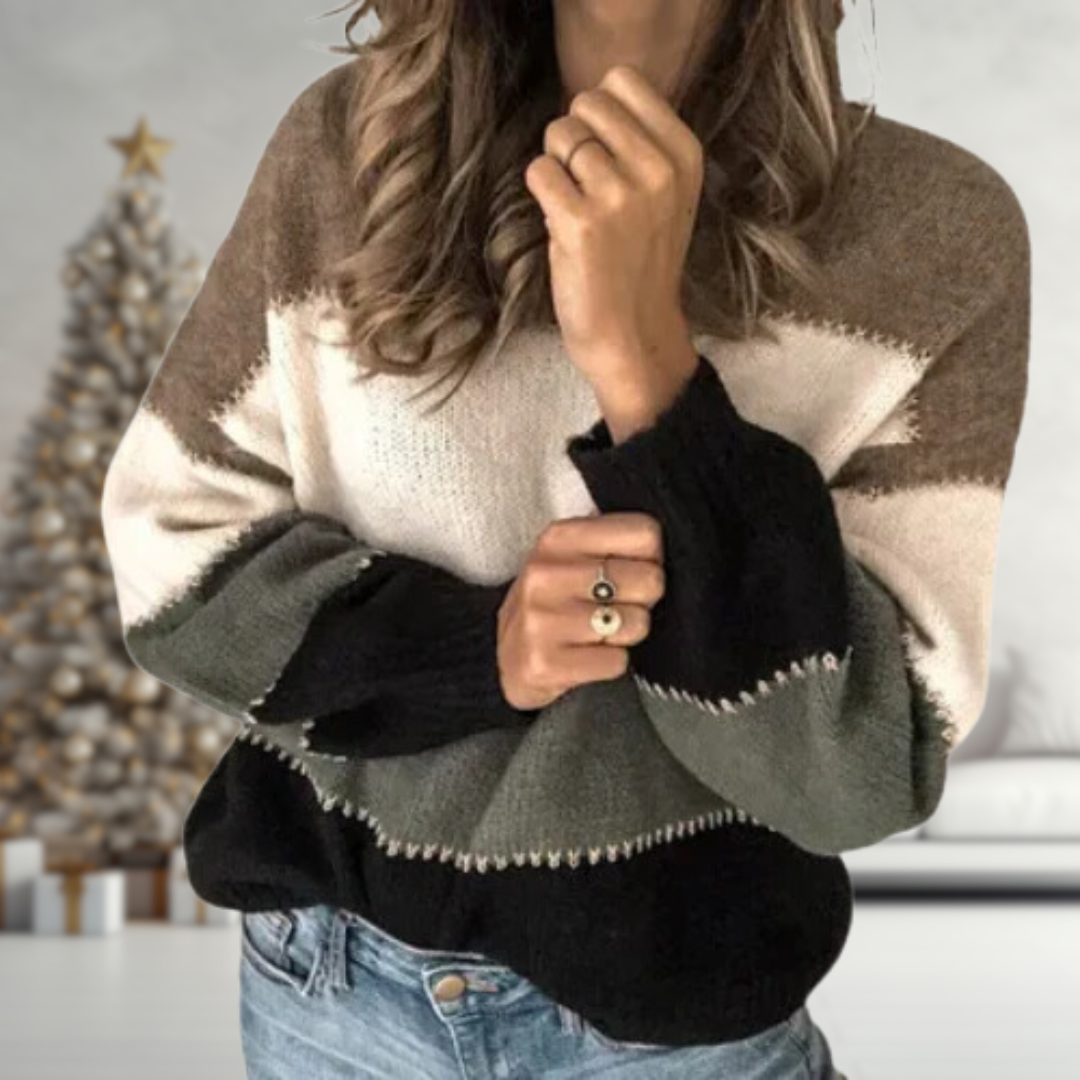 VERA - STRIPED SWEATER WITH AN ELEGANT LOOK