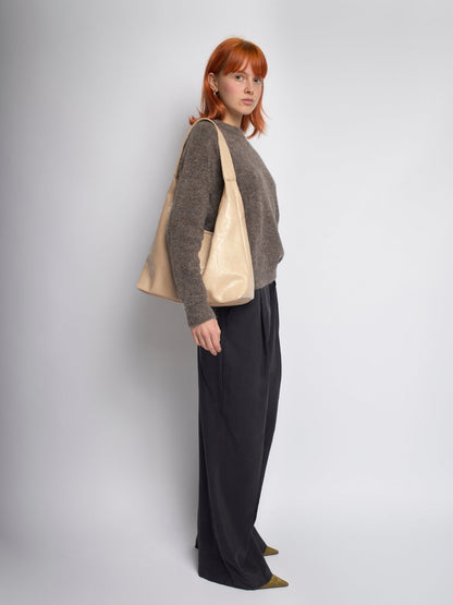 SCARLETT- DISTRESSED LEATHER TOTE